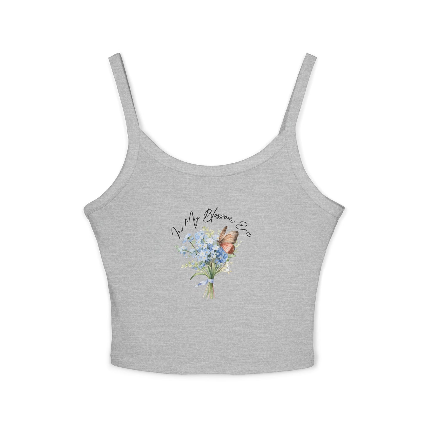Cute Floral Butterfly "Blossom Era" Women's Graphic Tank Top